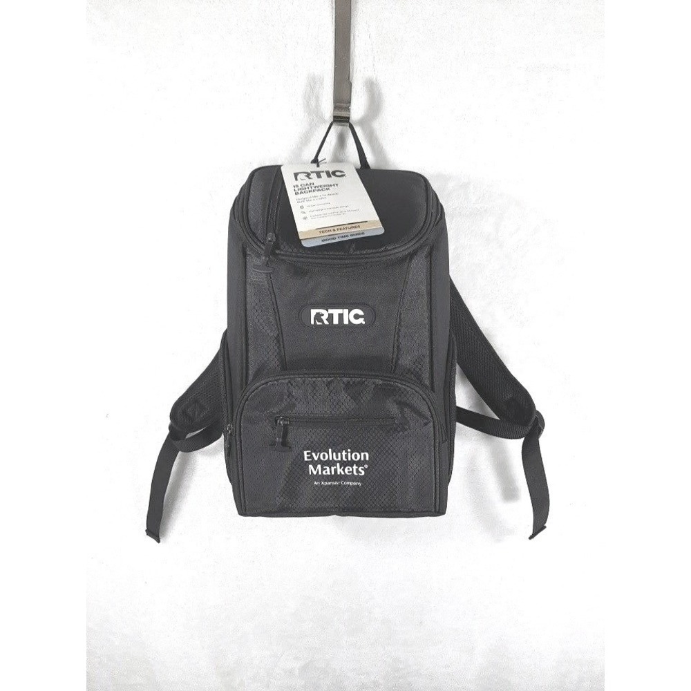 RTIC 15 Can NEW Backpack Cooler Black Insulate Daypack Evolution Markets